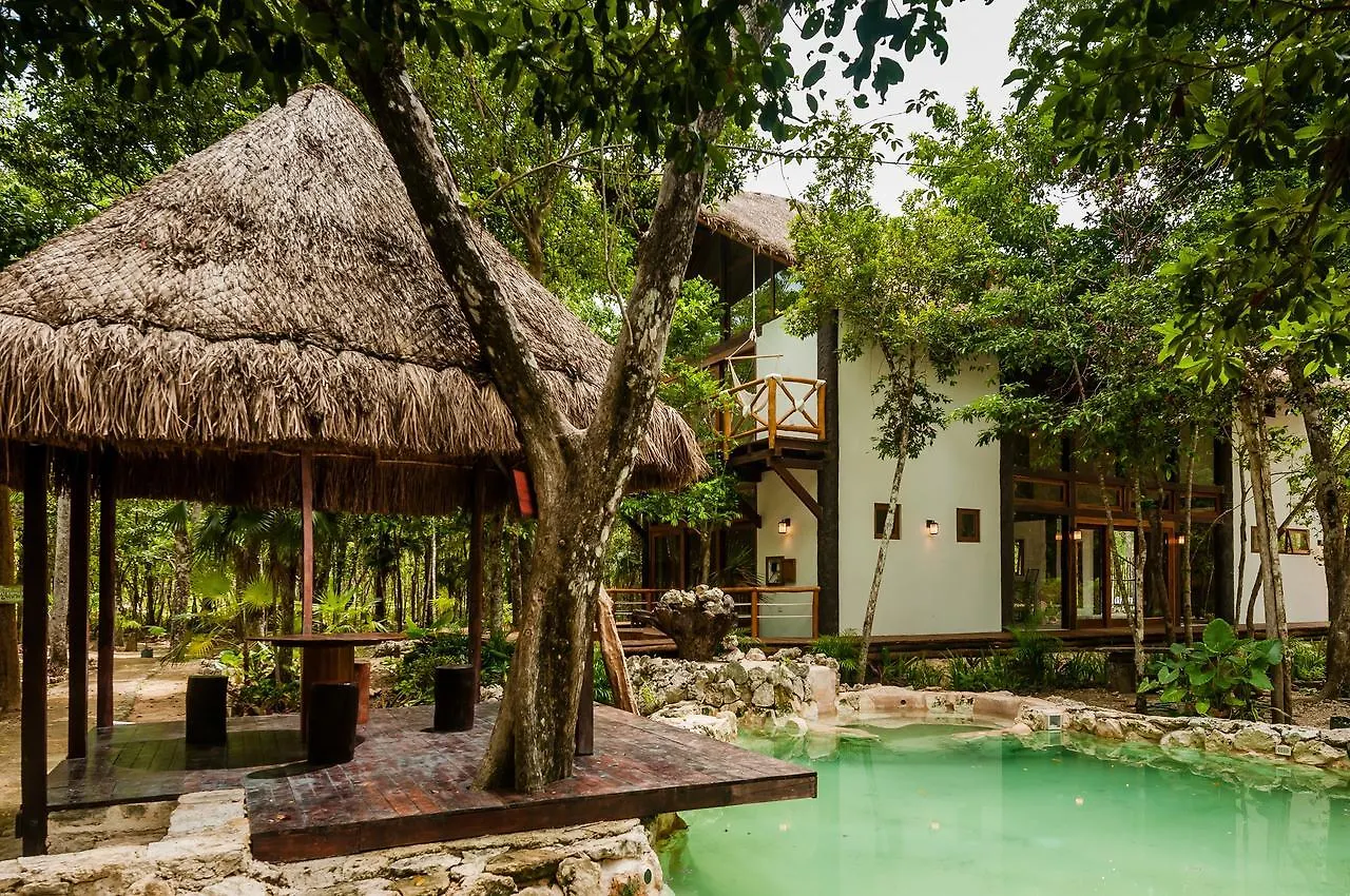 Jungle Chic Villa In Chemuyil Tulum